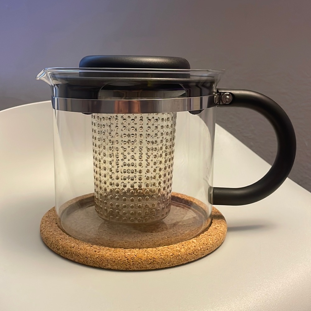 Vintage Bodum Glass Tea Pot